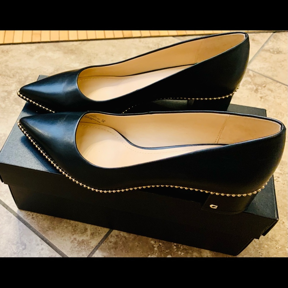 Coach chunky heel